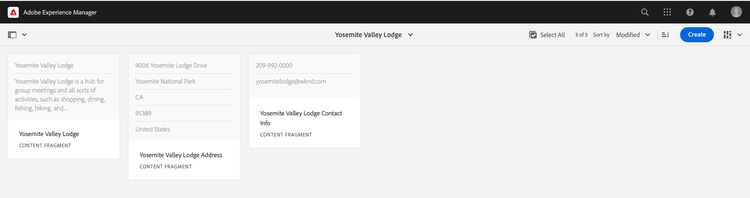 Yosemite Valley Lodge資料夾