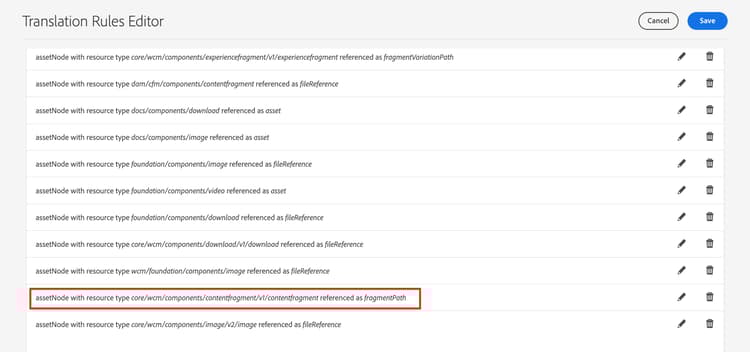 翻譯規則編輯器