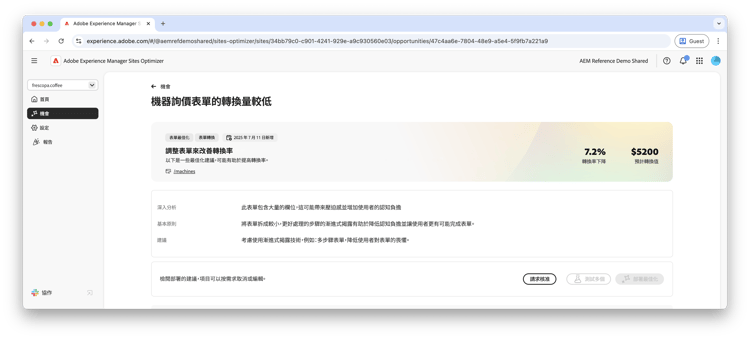低轉換率機會