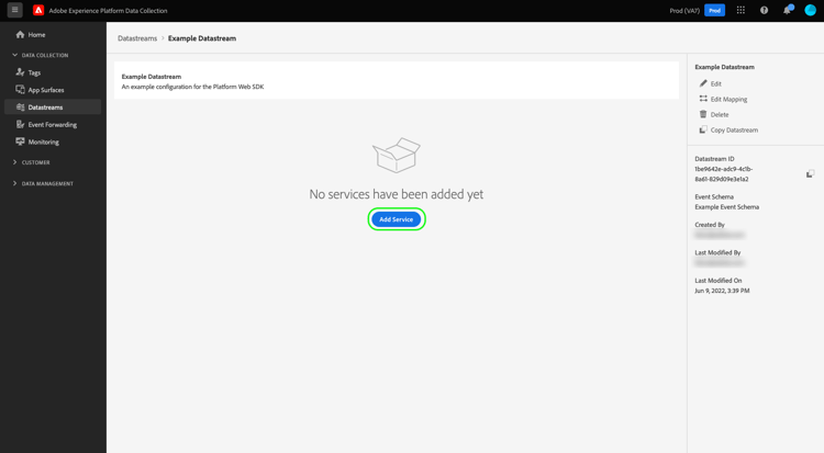 選取[新增服務]以繼續。