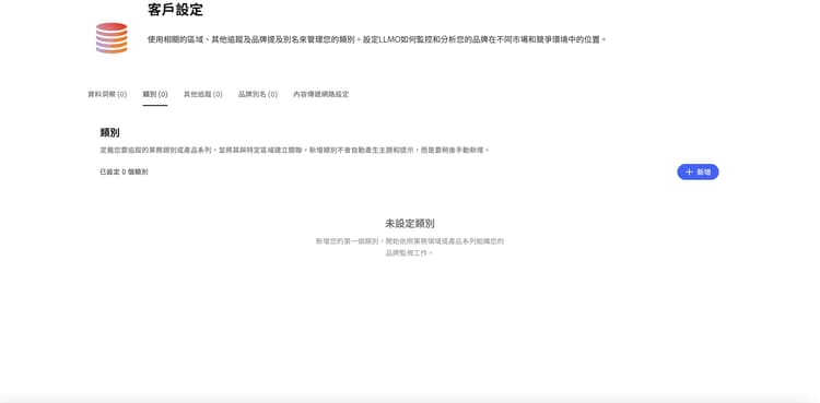 客戶設定儀表板