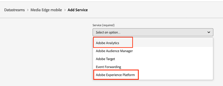 新增Adobe Analytics服務