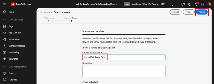 結構描述體驗事件Finsh