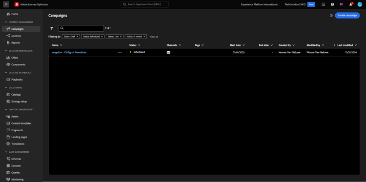 Journey Optimizer