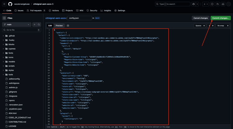 ACCS+AEM Sites