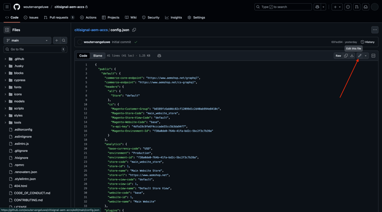 ACCS+AEM Sites