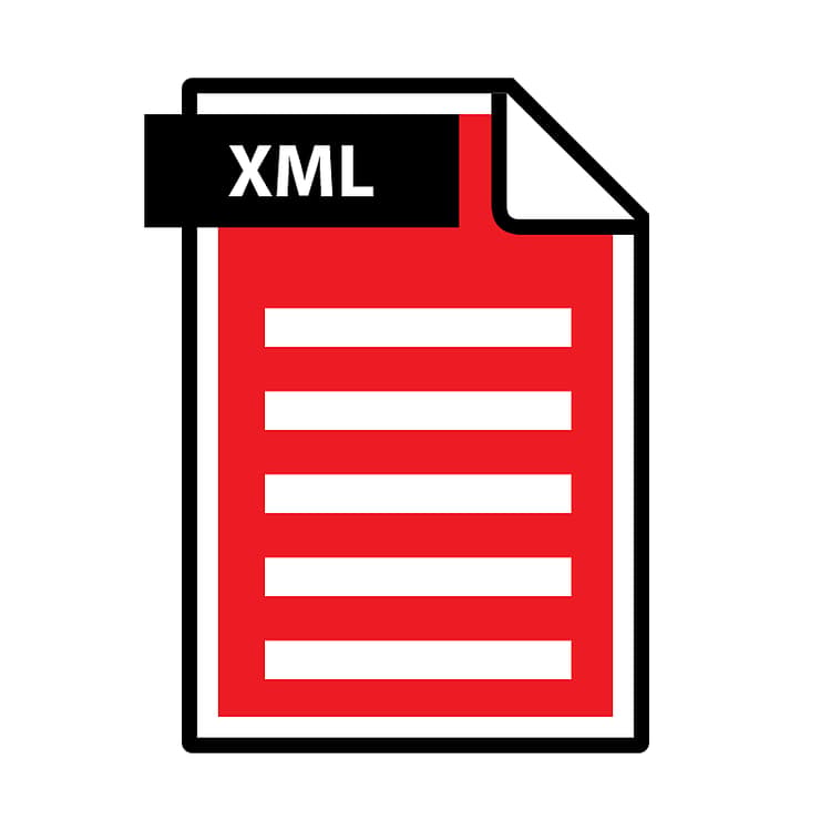 XML 檔案圖示