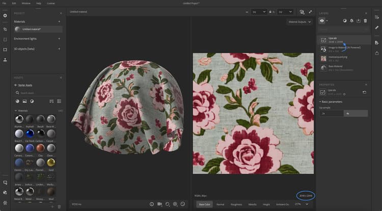 Substance 3D 取樣器專案