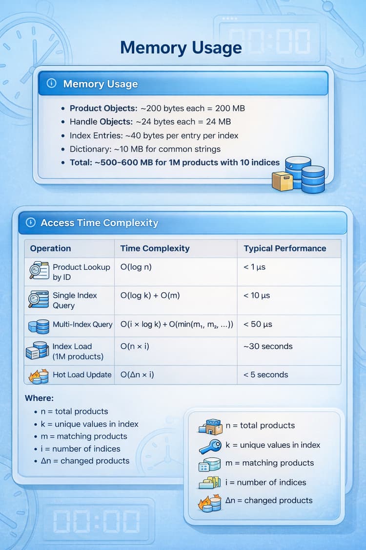 圖 9：可啟用少於 25 毫秒決策延遲的記憶體內索引、緊湊資料結構和快取策略